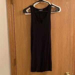 Lulu's Classic Black Sleeveless Dress